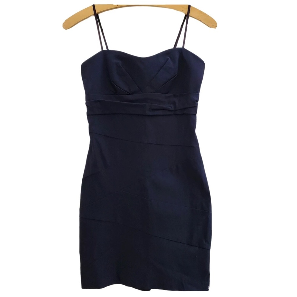 Ruby Rox Little Black Sexy Mini Dress Adjustable Straps Size Small Y2K